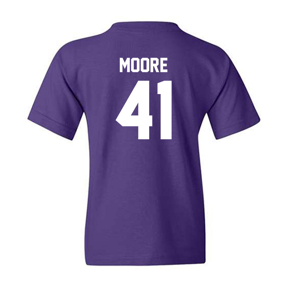 Kansas State - NCAA Football : Ashton Moore - Sports Shersey Youth T-Shirt-1