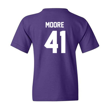 Kansas State - NCAA Football : Ashton Moore - Sports Shersey Youth T-Shirt-1