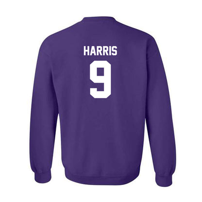 Kansas State - NCAA Football : Jay Harris - Sports Shersey Crewneck Sweatshirt-1