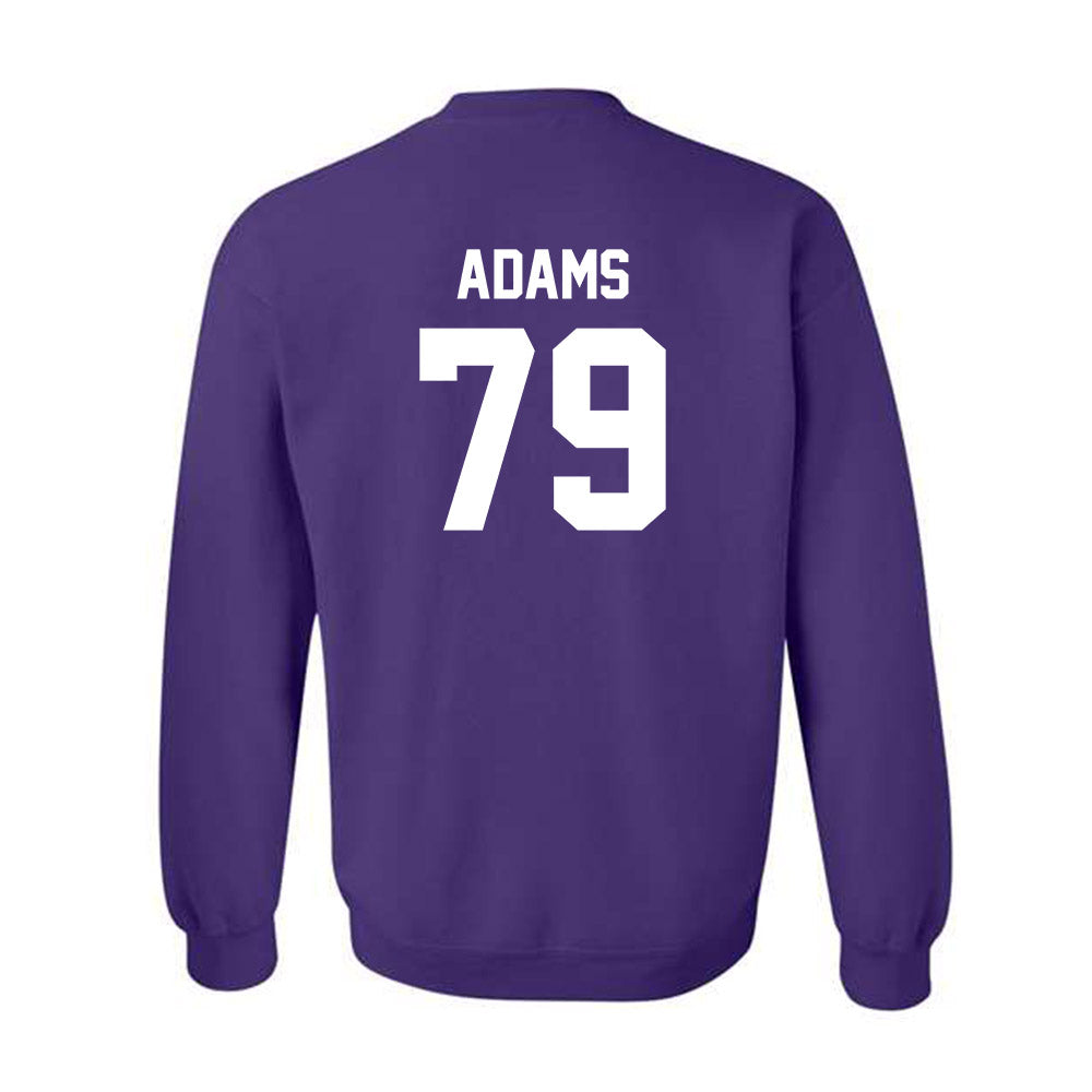Kansas State - NCAA Football : Charlie Adams - Sports Shersey Crewneck Sweatshirt-1