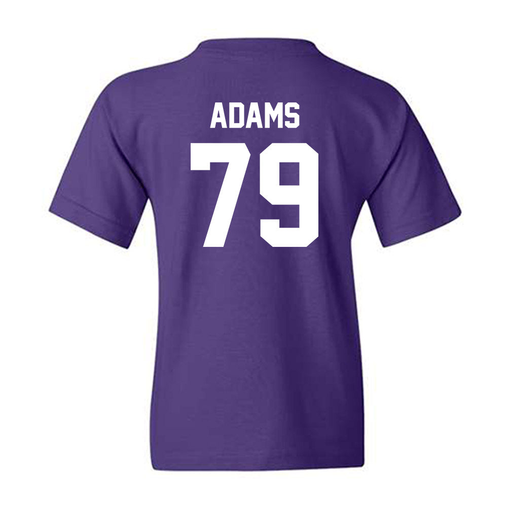 Kansas State - NCAA Football : Charlie Adams - Sports Shersey Youth T-Shirt-1