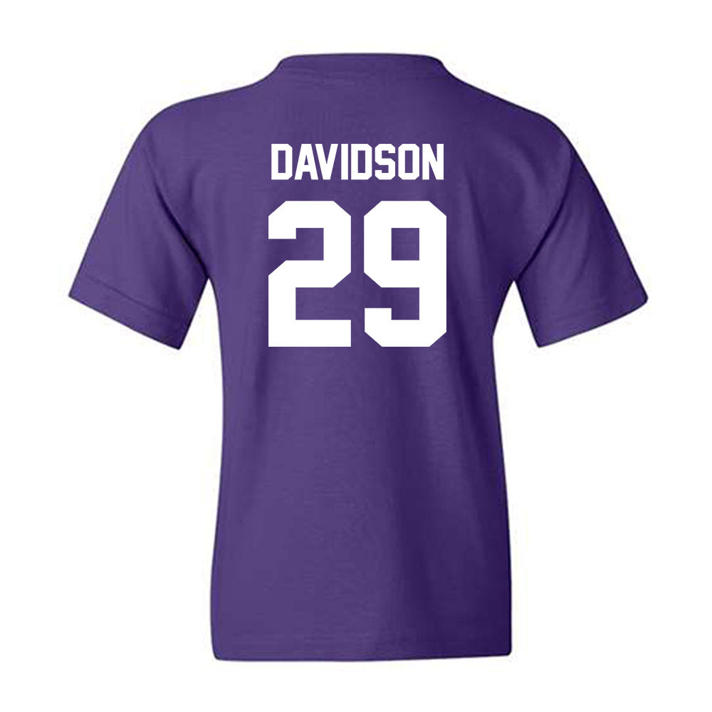 Kansas State - NCAA Football : Dylan Davidson - Sports Shersey Youth T-Shirt-1