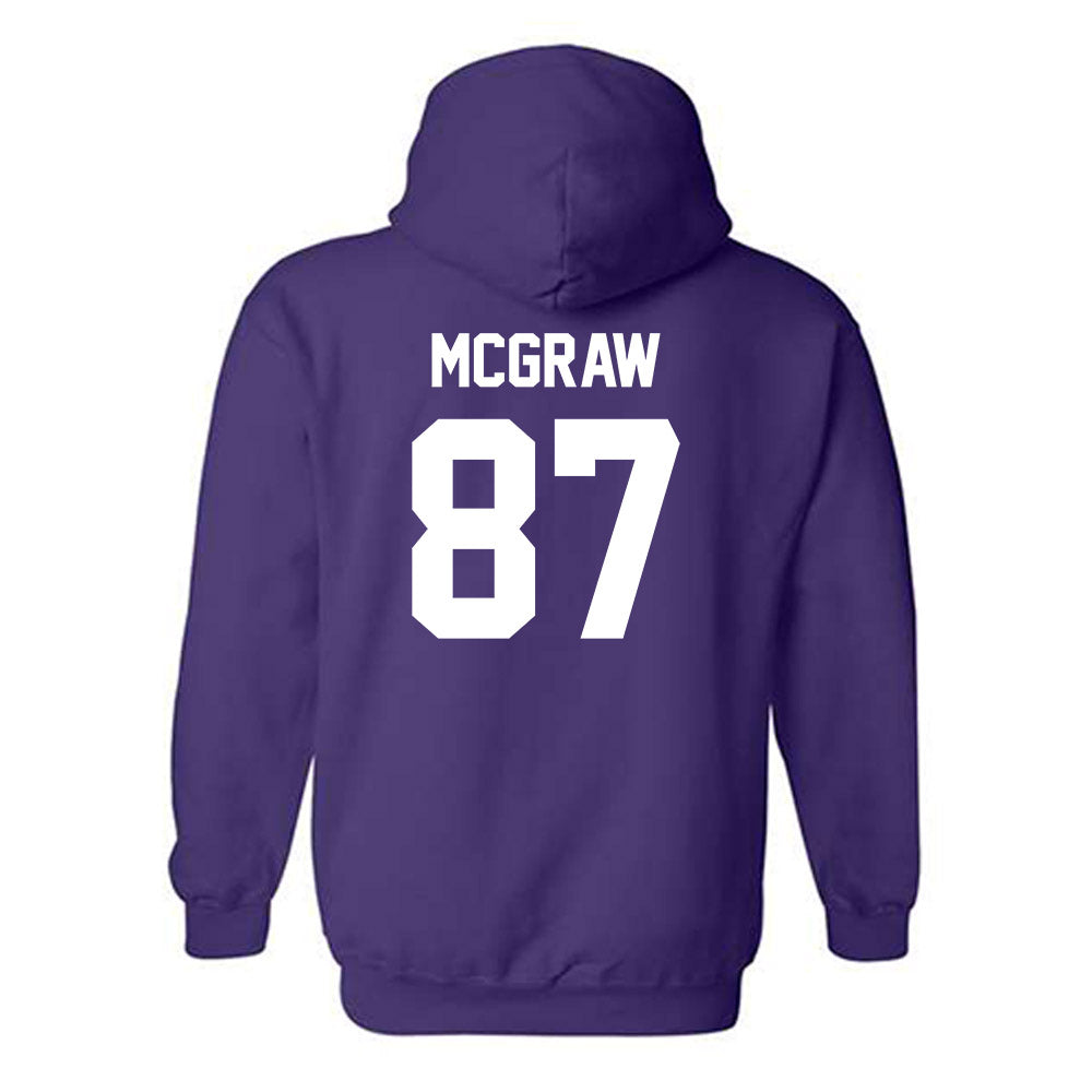 Kansas State - NCAA Football : Lawson Mcgraw - Sports Shersey Hooded Sweatshirt-1