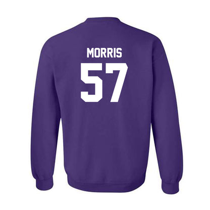 Kansas State - NCAA Football : Delvin Morris - Sports Shersey Crewneck Sweatshirt-1