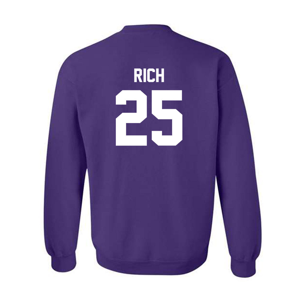 Kansas State - NCAA Football : Zashon Rich - Sports Shersey Crewneck Sweatshirt-1