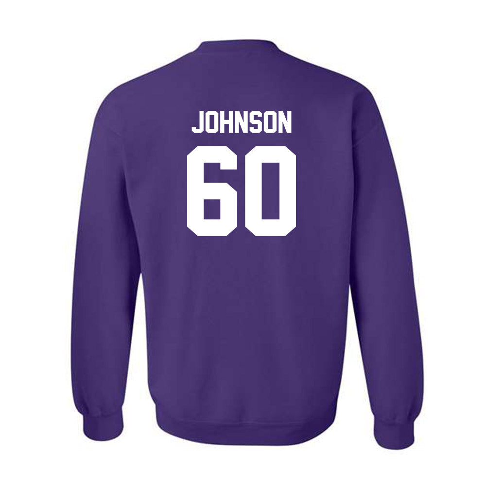 Kansas State - NCAA Football : Andrew Johnson - Sports Shersey Crewneck Sweatshirt-1