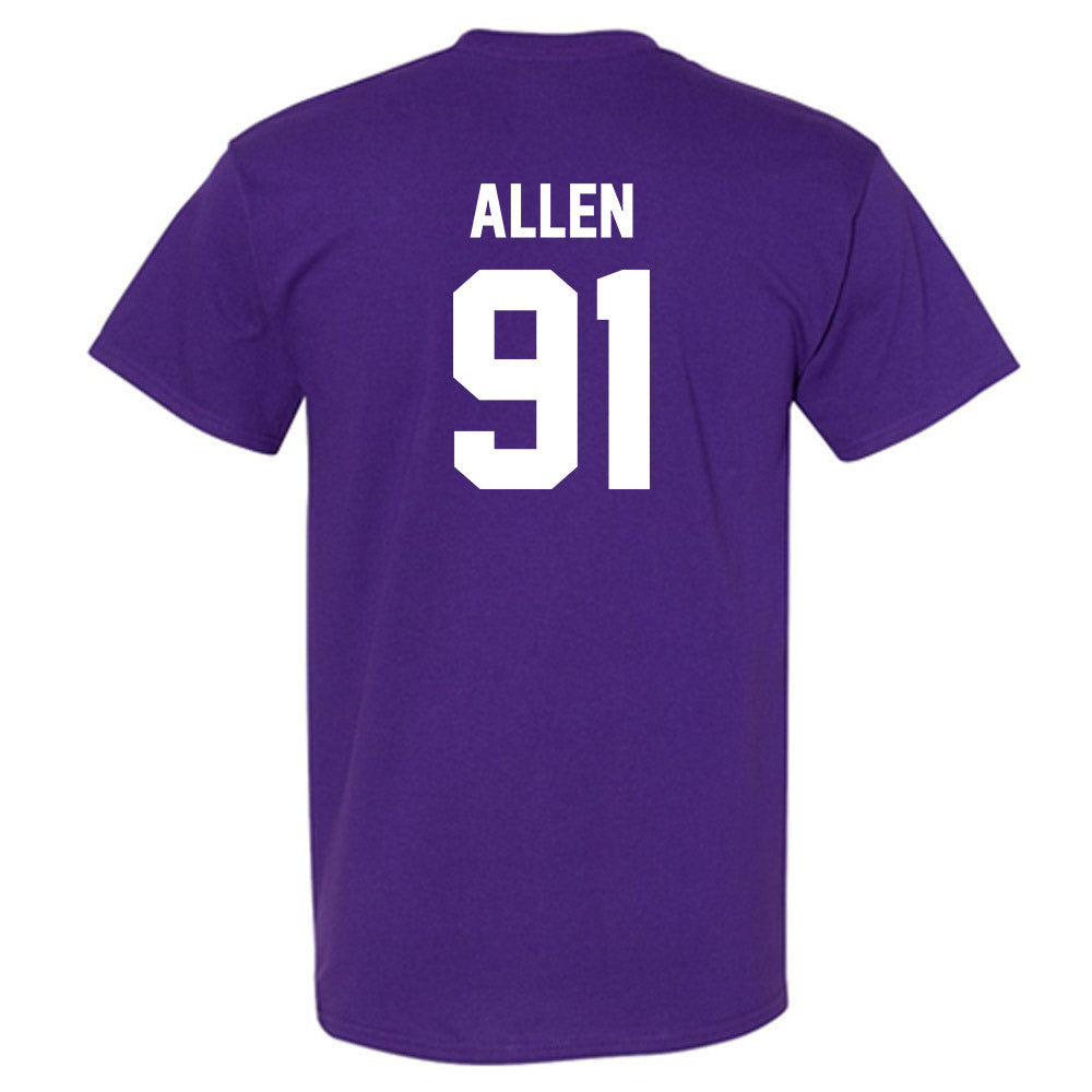 Kansas State - NCAA Football : Jordan Allen - Sports Shersey T-Shirt-1