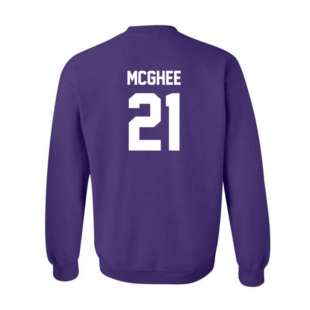 Kansas State - NCAA Football : LJ McGhee - Sports Shersey Crewneck Sweatshirt-1
