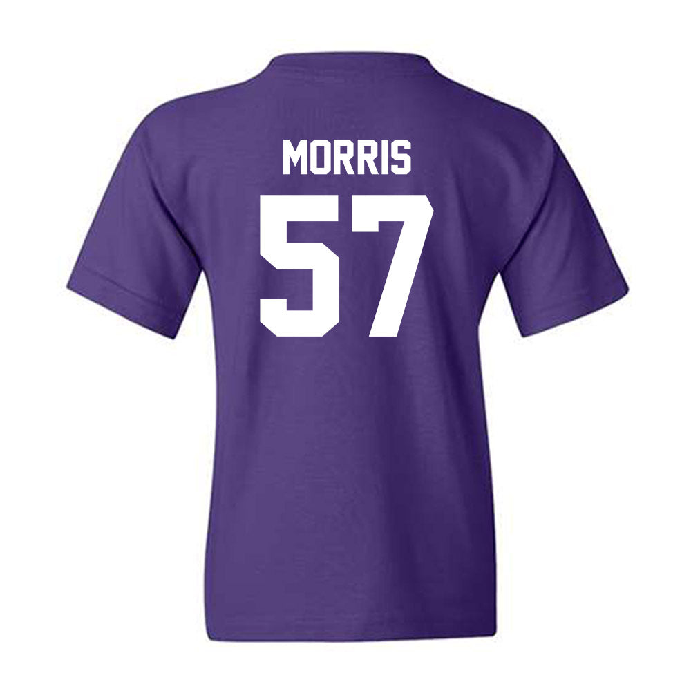Kansas State - NCAA Football : Delvin Morris - Sports Shersey Youth T-Shirt-1