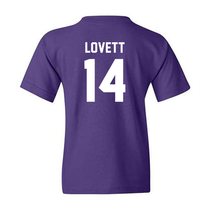Kansas State - NCAA Football : Maxwell Lovett - Sports Shersey Youth T-Shirt-1