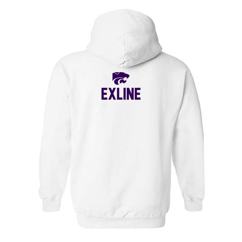 Kansas State - NCAA Women's Rowing : Ally Exline - Sports Shersey Hooded Sweatshirt-1