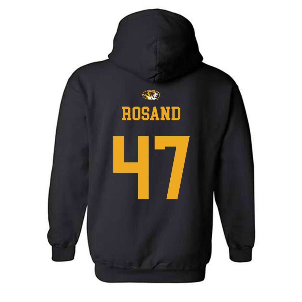 Missouri - NCAA Baseball : Sam Rosand - Sports Shersey Hooded Sweatshirt-1