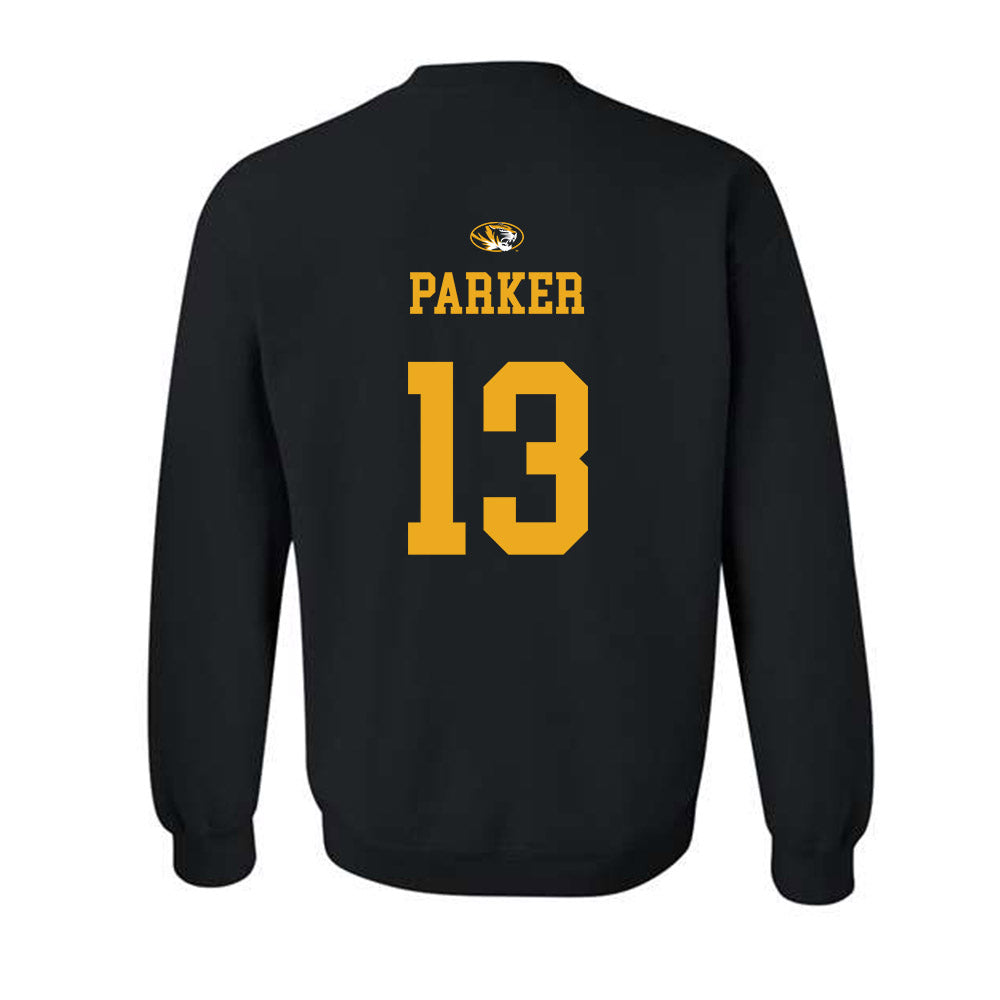 Missouri - NCAA Baseball : Sam Parker - Sports Shersey Crewneck Sweatshirt-1