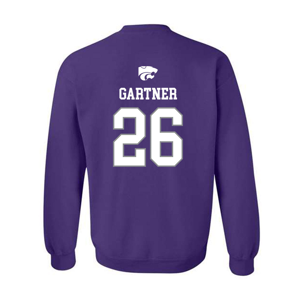 Kansas State - NCAA Baseball : Noah Gartner - Sports Shersey Crewneck Sweatshirt-1