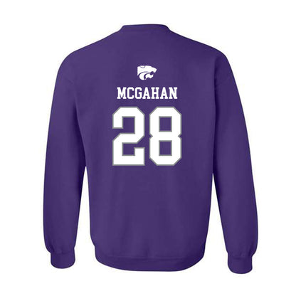Kansas State - NCAA Baseball : Shea McGahan - Sports Shersey Crewneck Sweatshirt-1