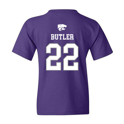 Kansas State - NCAA Baseball : Tazwell Butler - Sports Shersey Youth T-Shirt-1