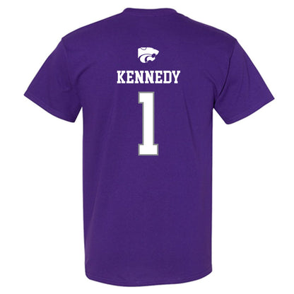 Kansas State - NCAA Baseball : Dee Kennedy - Sports Shersey T-Shirt-1