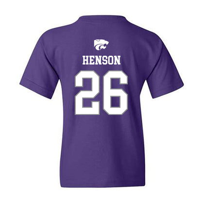 Kansas State - NCAA Baseball : Micah Henson - Sports Shersey Youth T-Shirt-1