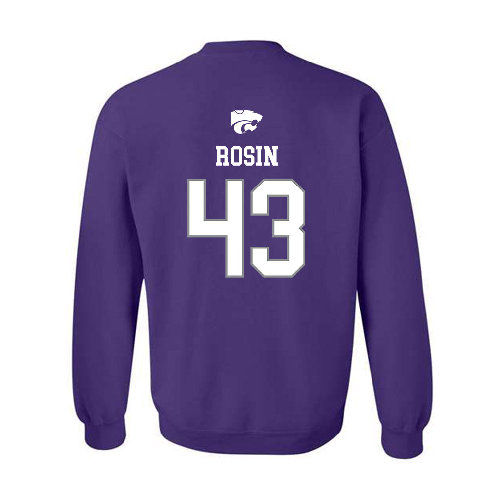 Kansas State - NCAA Baseball : Ben Rosin - Sports Shersey Crewneck Sweatshirt-1