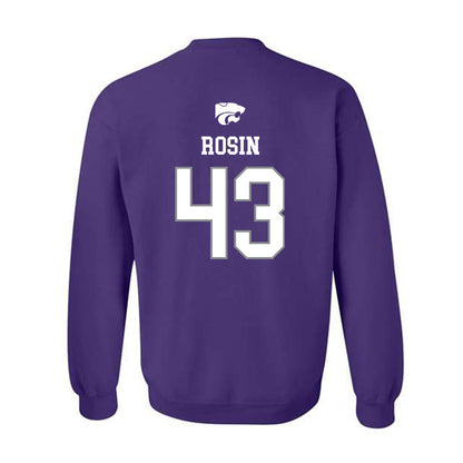 Kansas State - NCAA Baseball : Ben Rosin - Sports Shersey Crewneck Sweatshirt-1