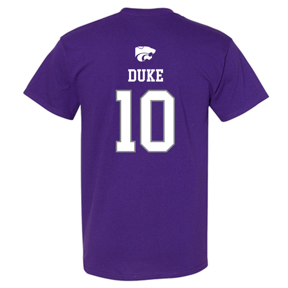 Kansas State - NCAA Baseball : Tanner Duke - Sports Shersey T-Shirt-1