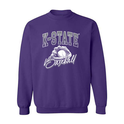 Kansas State - NCAA Baseball : Matthew Flores - Sports Shersey Crewneck Sweatshirt-0