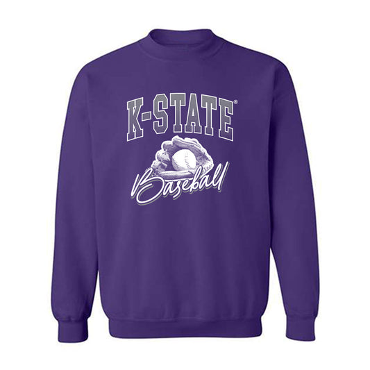 Kansas State - NCAA Baseball : Grant Gallagher - Sports Shersey Crewneck Sweatshirt-0