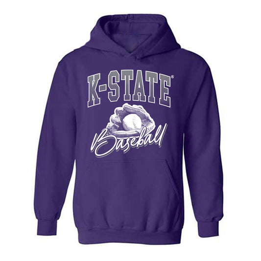 Kansas State - NCAA Baseball : Tanner Duke - Sports Shersey Hooded Sweatshirt-0