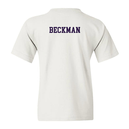 Kansas State - NCAA Men's Track & Field : Logan Beckman - Sports Shersey Youth T-Shirt-1