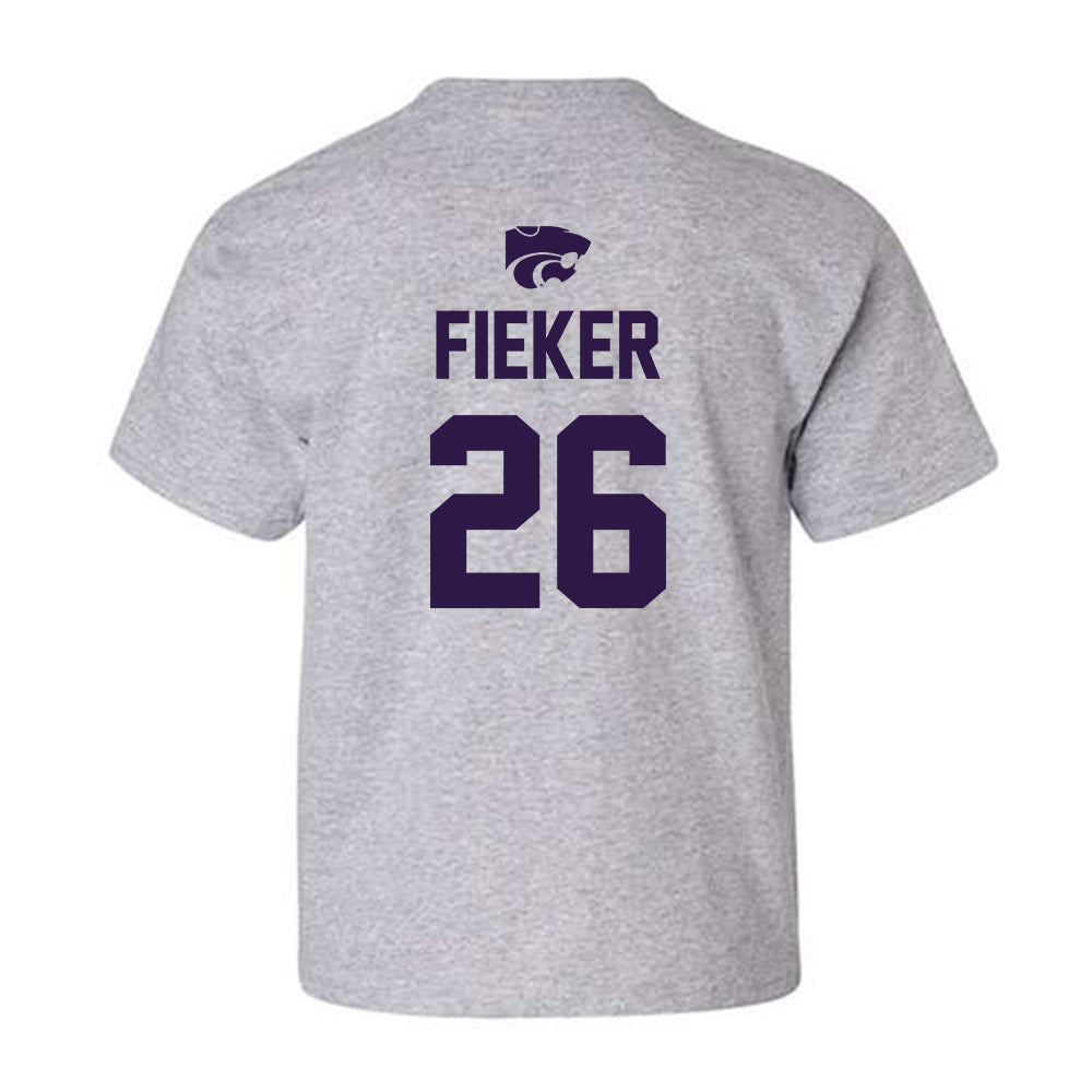 Kansas State - NCAA Women's Soccer : Landry Fieker - Sports Shersey Youth T-Shirt-1