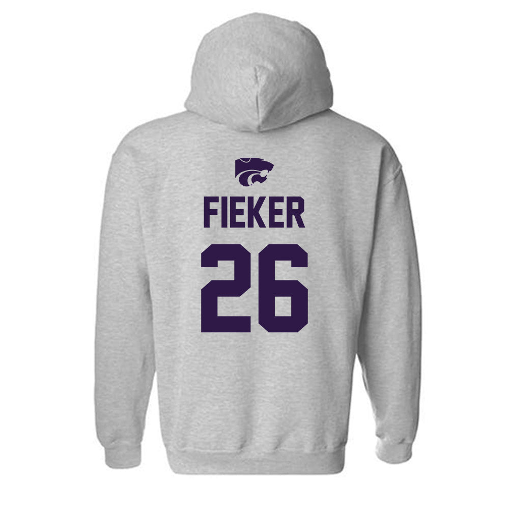 Kansas State - NCAA Women's Soccer : Landry Fieker - Sports Shersey Hooded Sweatshirt-1