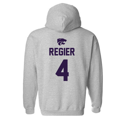 Kansas State - NCAA Women's Soccer : Alix Regier - Sports Shersey Hooded Sweatshirt-1