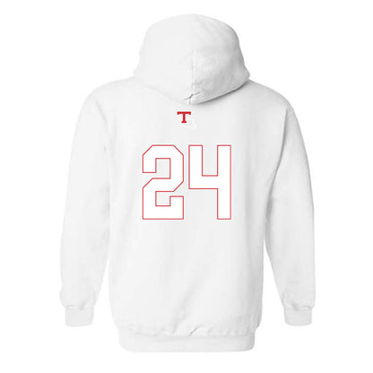 LA Tech - NCAA Softball : Raegan Henderson - Generic Shersey Hooded Sweatshirt-1