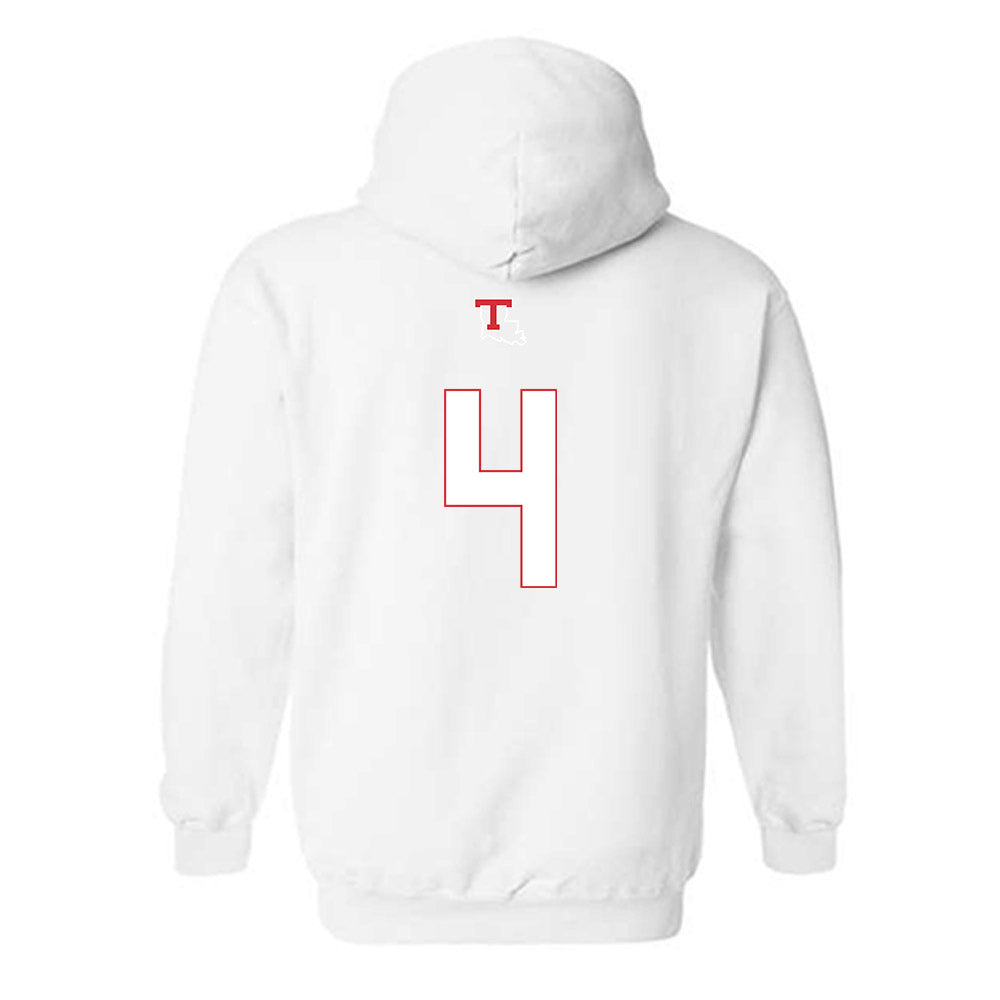 LA Tech - NCAA Softball : Maddy Stringer - Generic Shersey Hooded Sweatshirt-1
