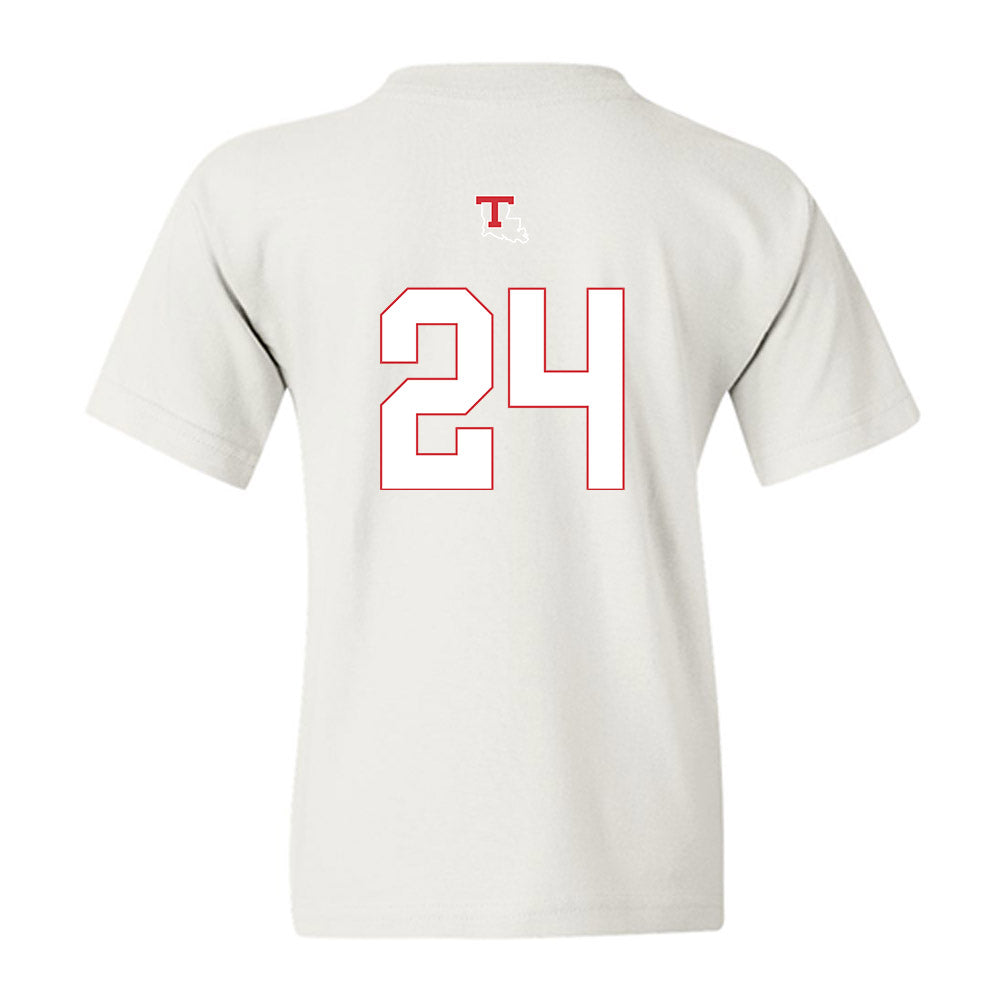 LA Tech - NCAA Softball : Raegan Henderson - Generic Shersey Youth T-Shirt-1