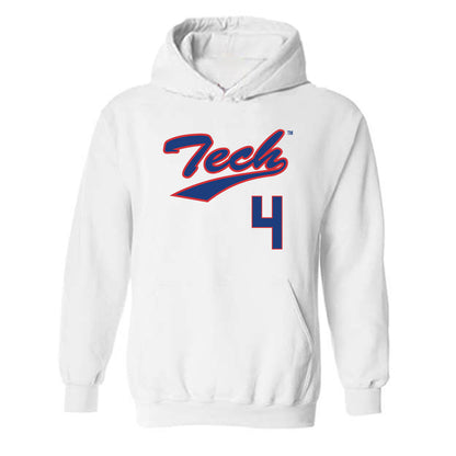 LA Tech - NCAA Softball : Maddy Stringer - Generic Shersey Hooded Sweatshirt-0