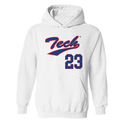 LA Tech - NCAA Softball : Reagan Marchant - Generic Shersey Hooded Sweatshirt-0