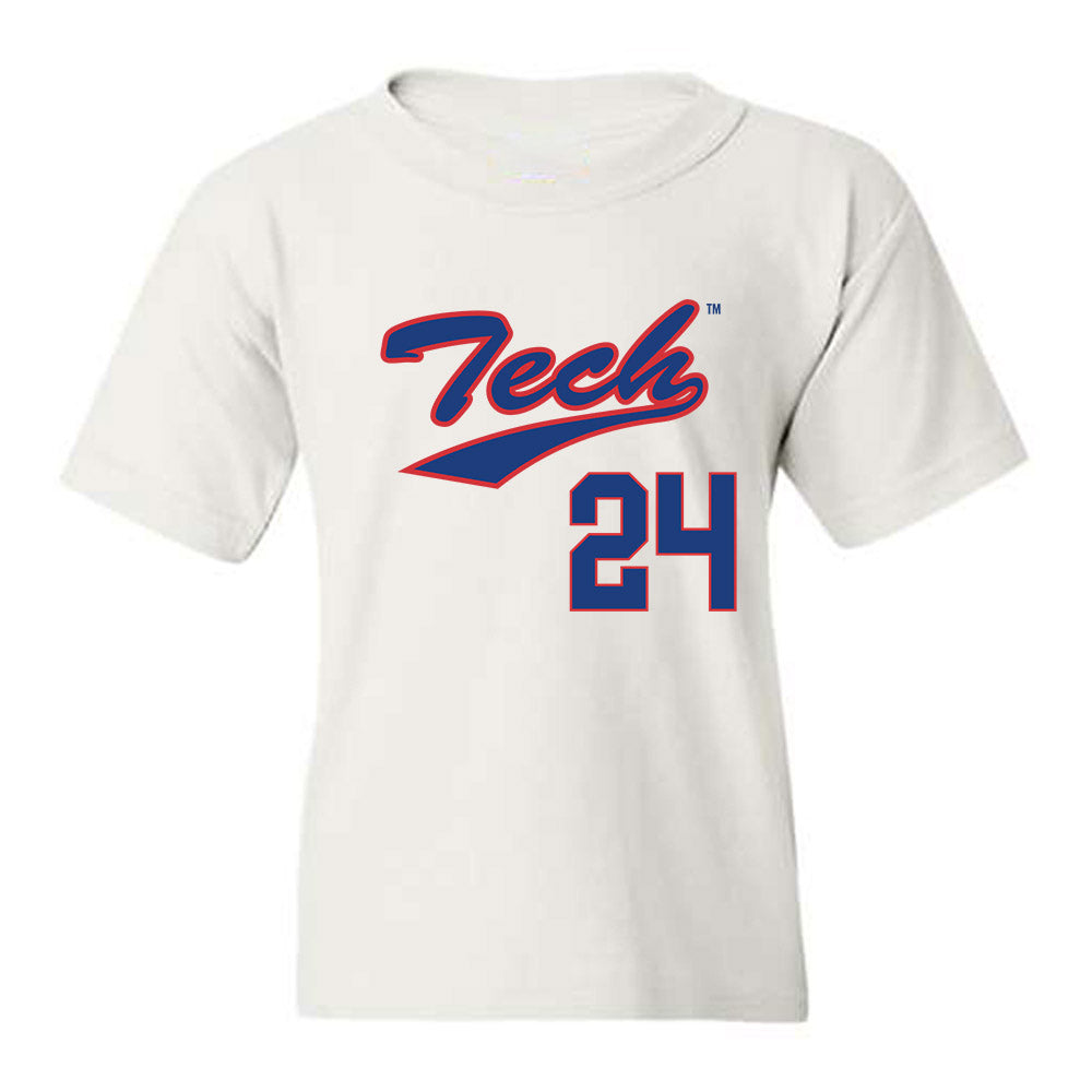 LA Tech - NCAA Softball : Raegan Henderson - Generic Shersey Youth T-Shirt-0