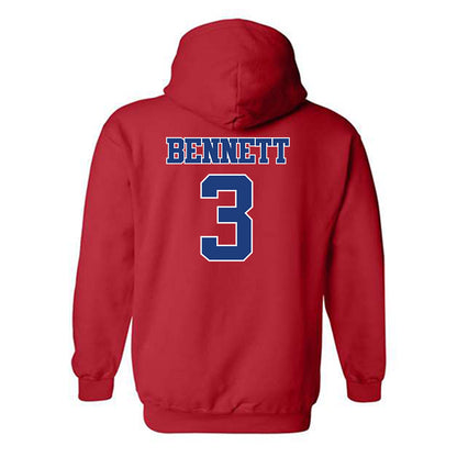 LA Tech - NCAA Softball : Cali Bennett - Sports Shersey Hooded Sweatshirt-1