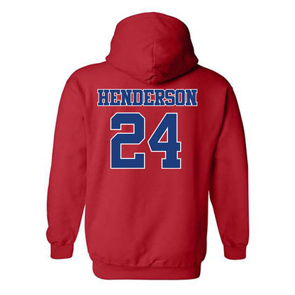 LA Tech - NCAA Softball : Raegan Henderson - Sports Shersey Hooded Sweatshirt-1