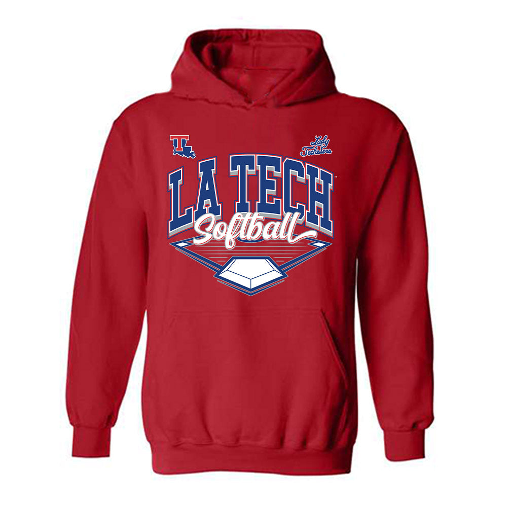 LA Tech - NCAA Softball : Ansleigh Smith - Sports Shersey Hooded Sweatshirt-0