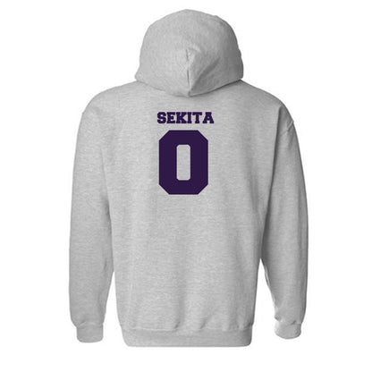 Kansas State - NCAA Women's Volleyball : Fuka Sekita - Sports Shersey Hooded Sweatshirt-1