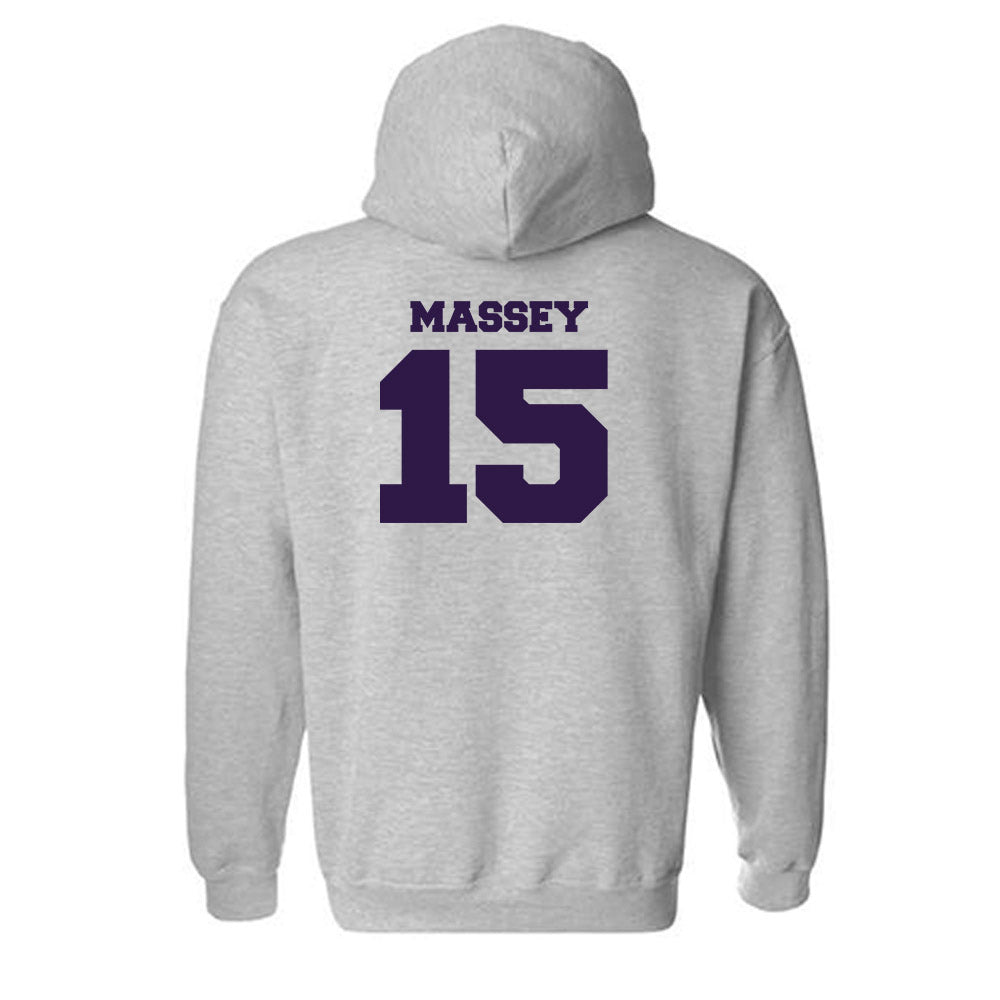 Kansas State - NCAA Women's Volleyball : Addison Massey - Sports Shersey Hooded Sweatshirt-1