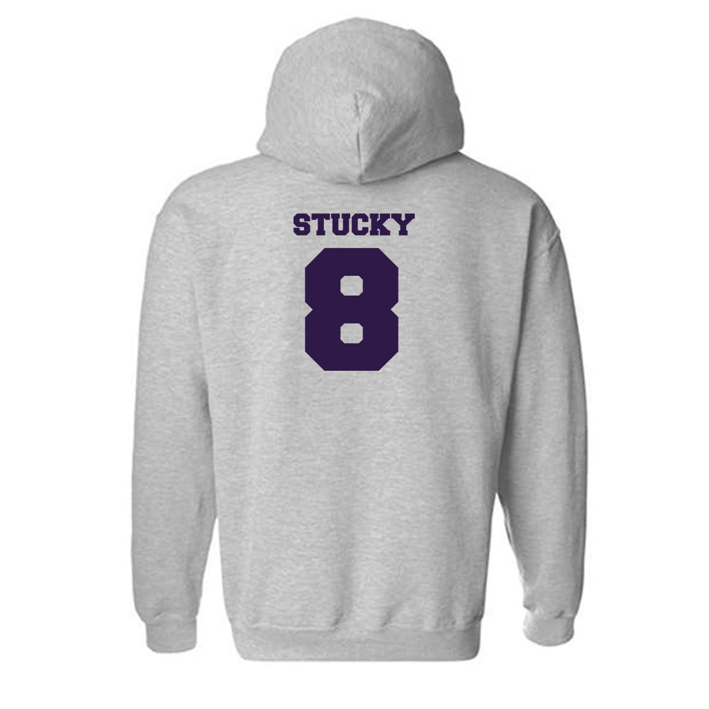 Kansas State - NCAA Women's Volleyball : Camdyn Stucky - Sports Shersey Hooded Sweatshirt-1