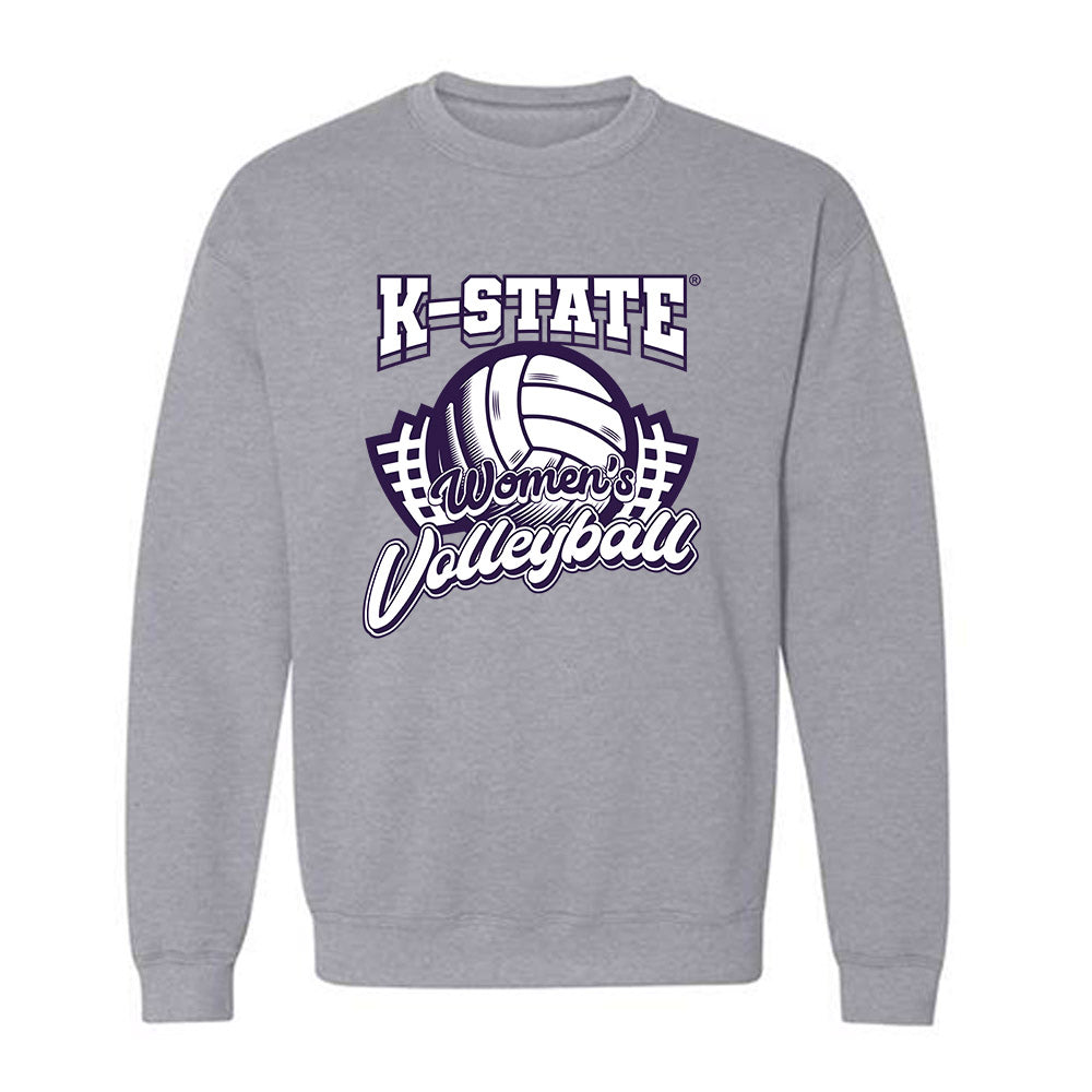 Kansas State - NCAA Women's Volleyball : Cadence Lundgren - Sports Shersey Crewneck Sweatshirt-0