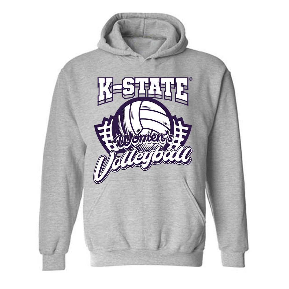Kansas State - NCAA Women's Volleyball : Fuka Sekita - Sports Shersey Hooded Sweatshirt-0