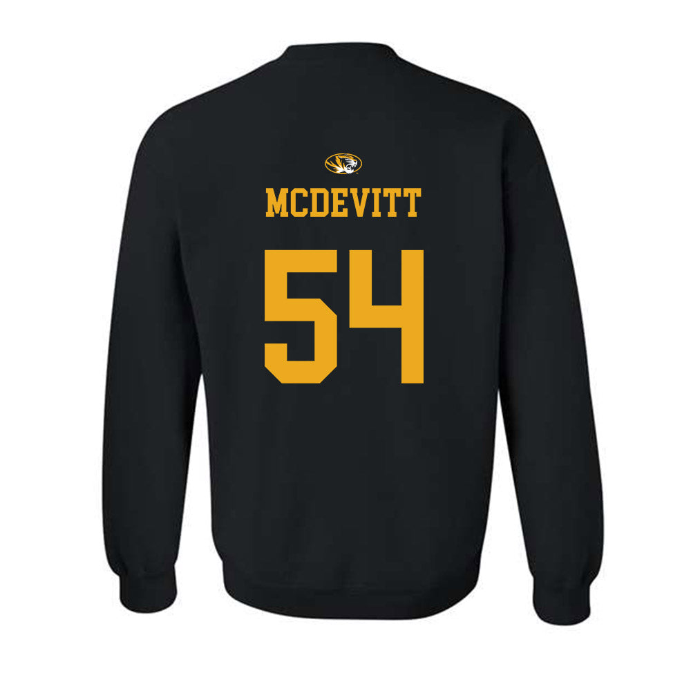 Missouri - NCAA Baseball : Josh McDevitt - Sports Shersey Crewneck Sweatshirt-1
