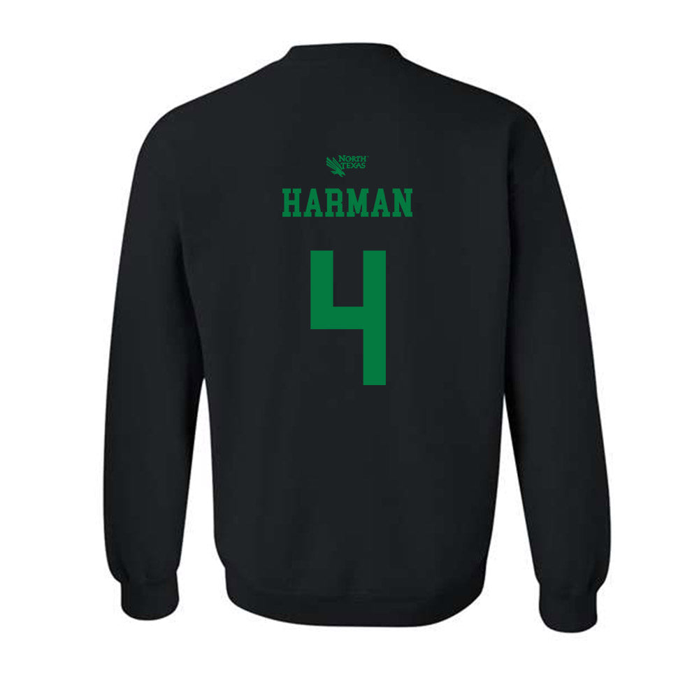 North Texas - NCAA Softball : Bradi Harman - Classic Shersey Crewneck Sweatshirt-1