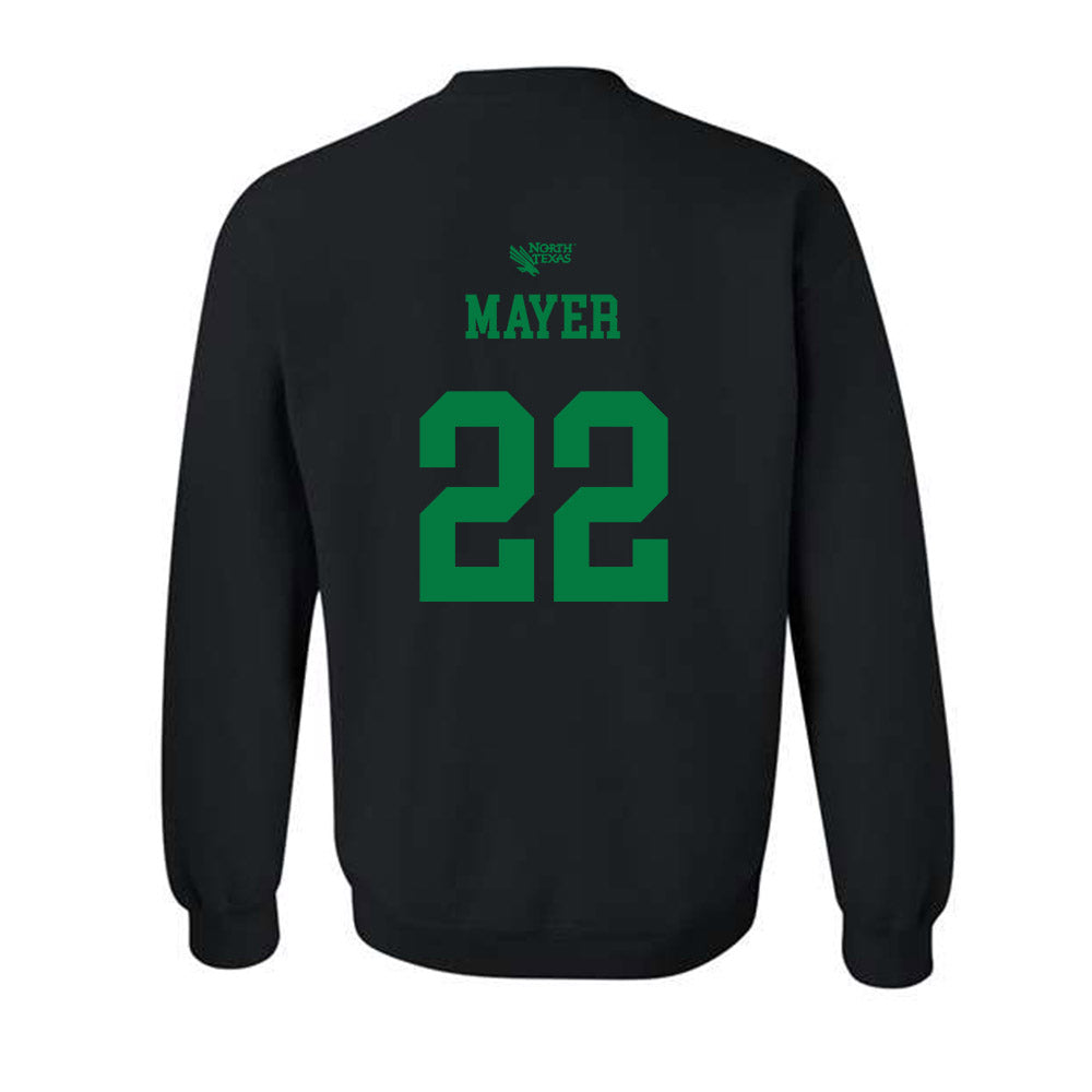 North Texas - NCAA Softball : Sienna Mayer - Classic Shersey Crewneck Sweatshirt-1