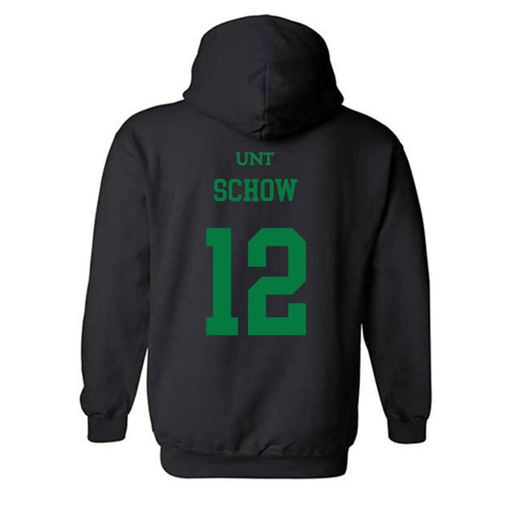 North Texas - NCAA Softball : Sofia Schow - Classic Shersey Hooded Sweatshirt-1